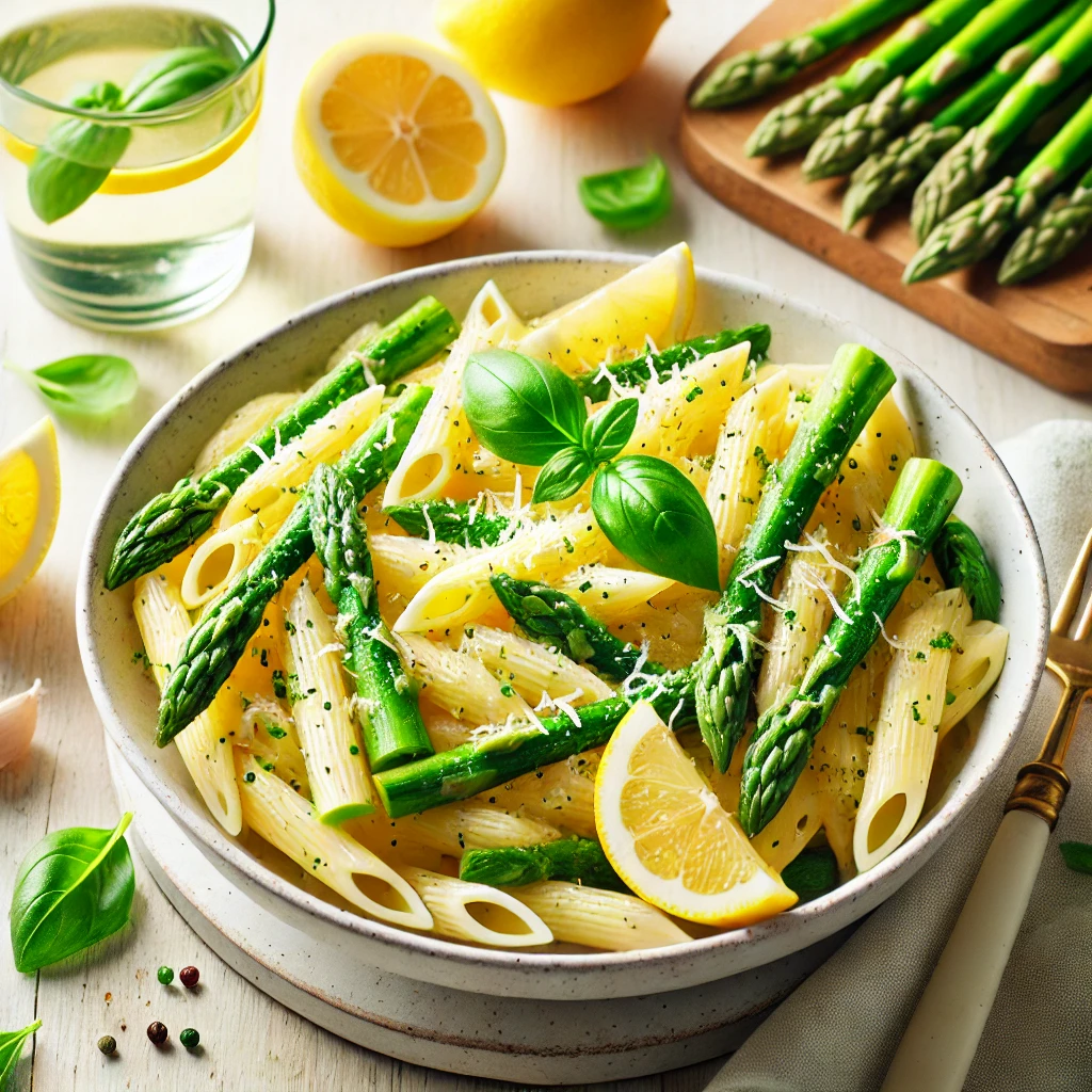 Lemon Asparagus Pasta-recipeplatter