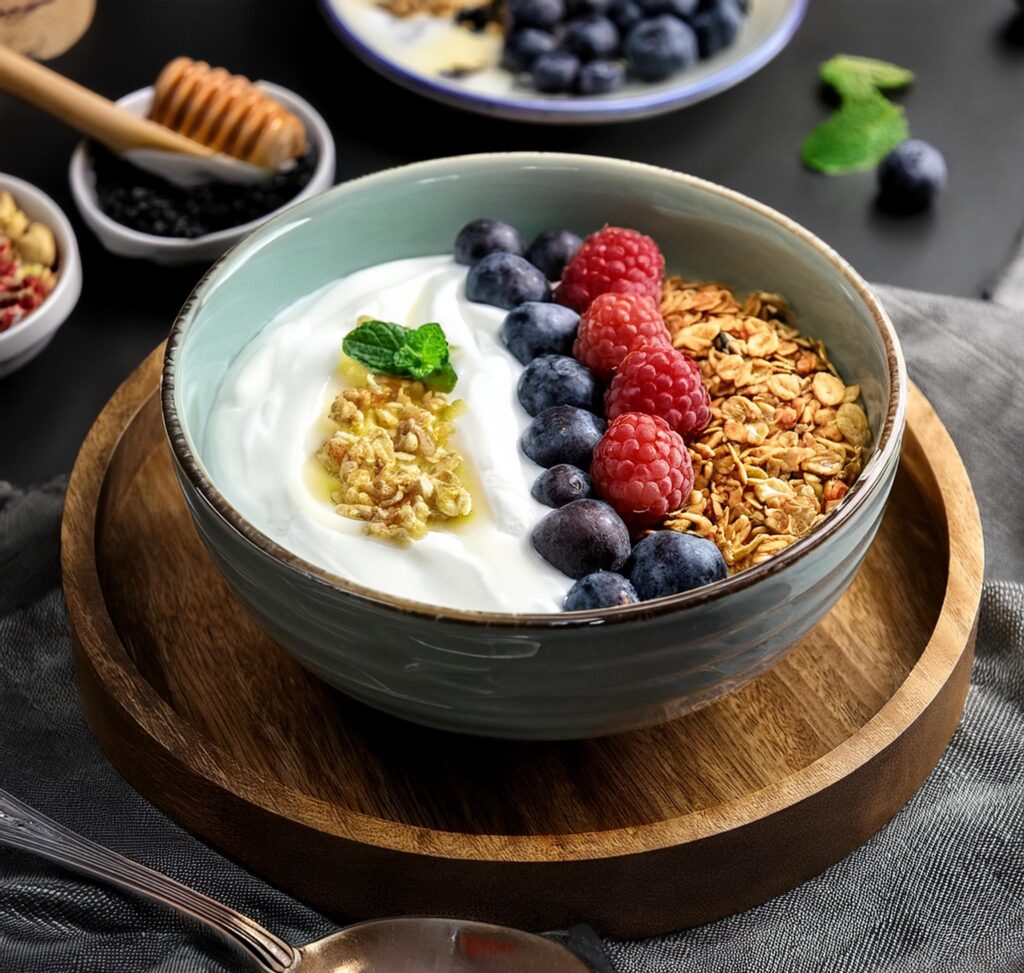 Greek Yogurt and Granola Bowl/recipeplatter