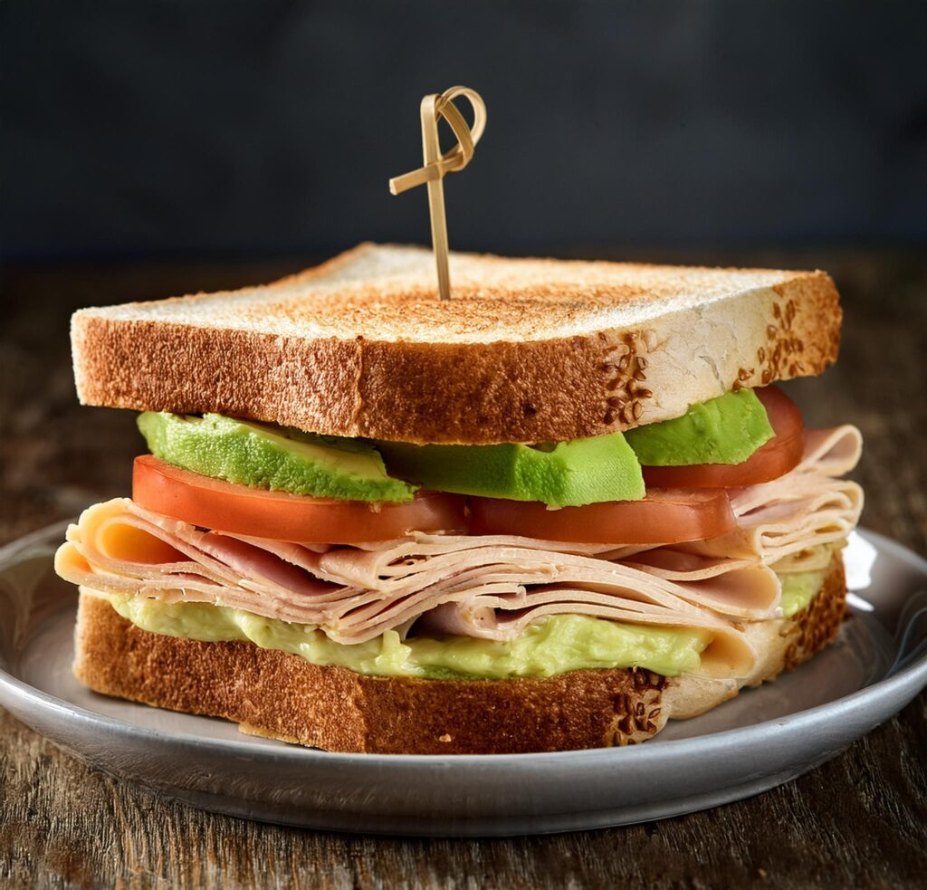 Turkey Avocado Sandwich-recipeplatter