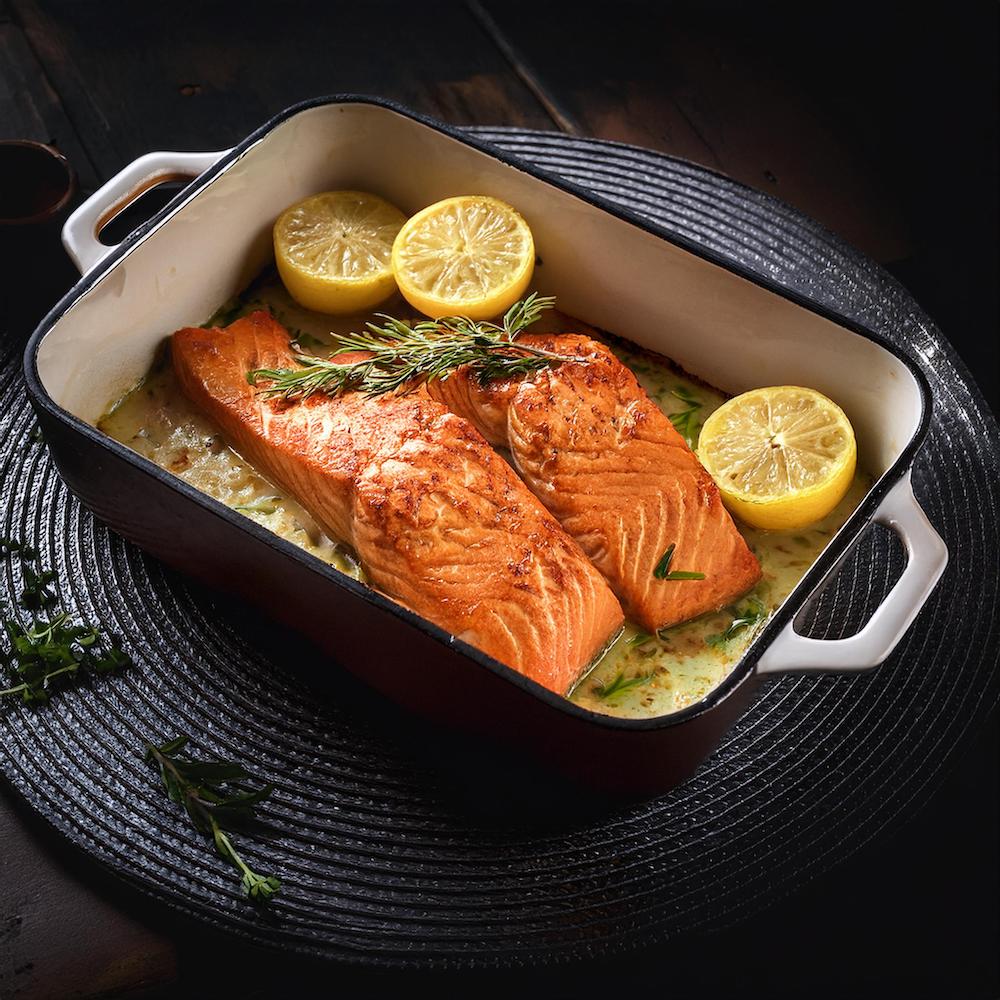 Cast Iron Salmon Recipe-recipeplatter