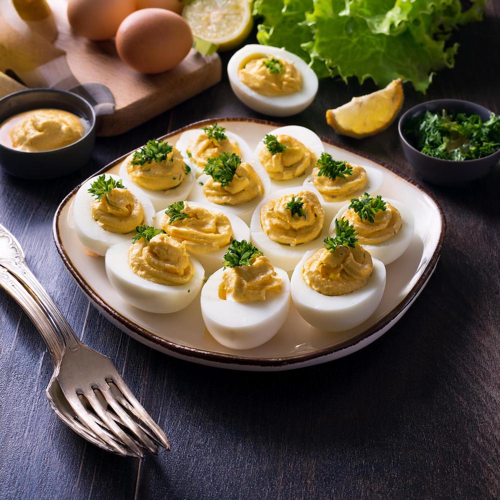 Deviled Egg Salad Recipe-RECIPEPLATTER