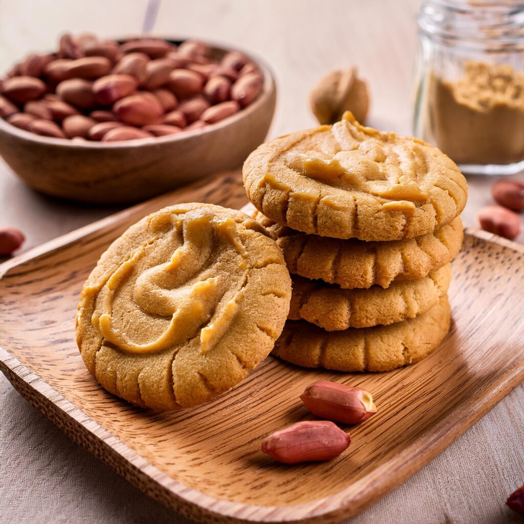 Easy Peanut Butter Cookies-recipeplatter