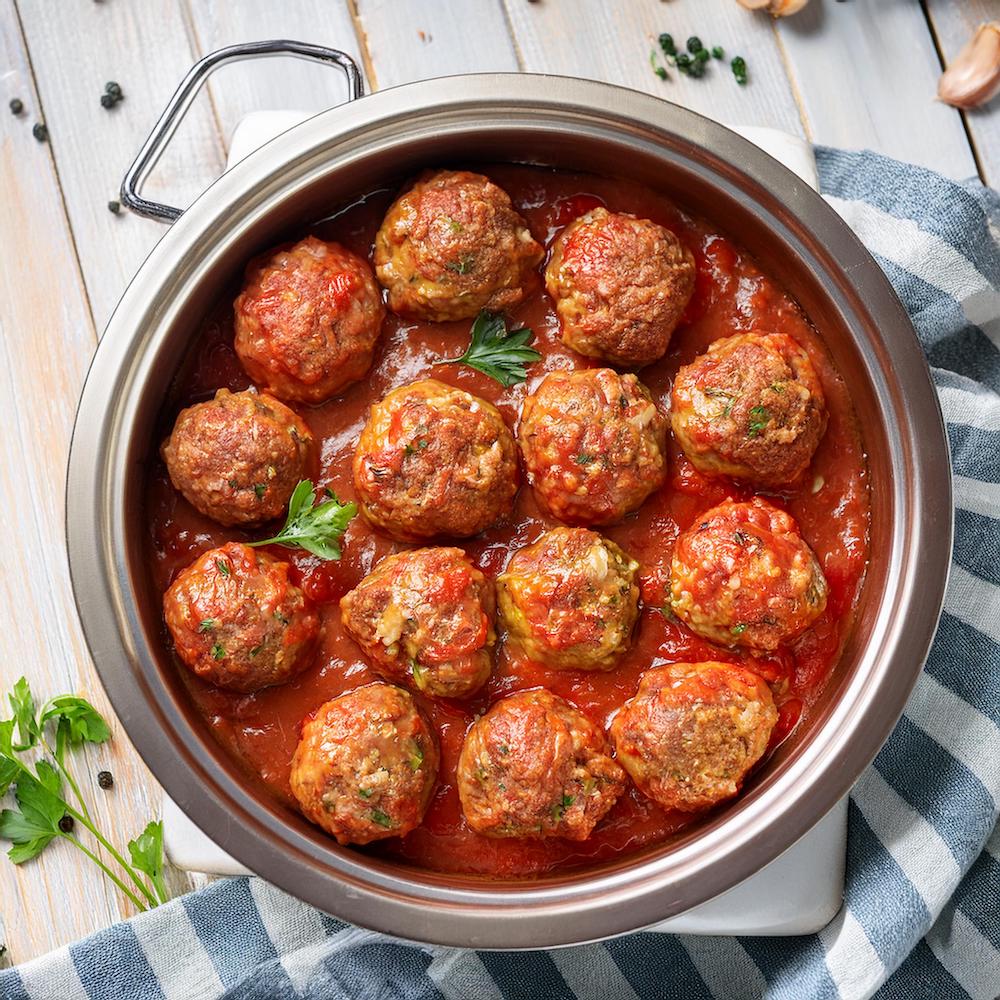 Giant Meatball Recipe-RECIPEPLATTER