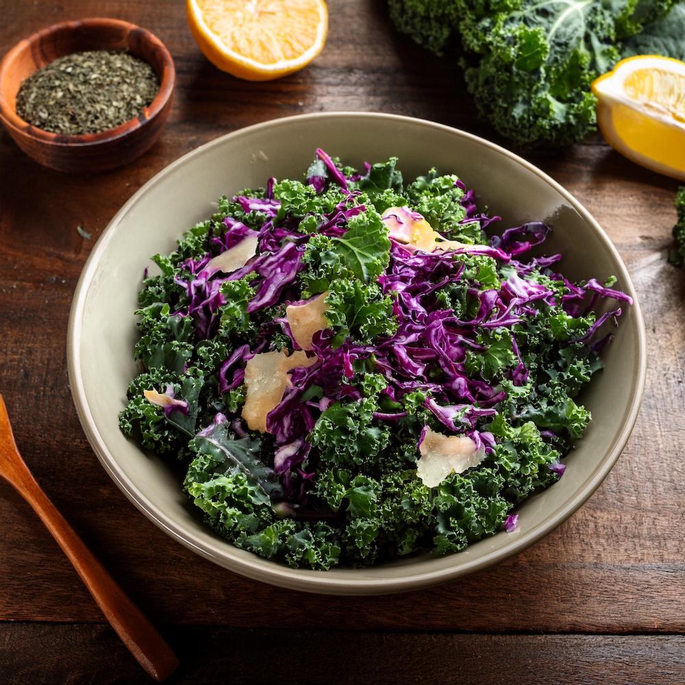 Kale Coleslaw Recipe-RECIPEPLATTER