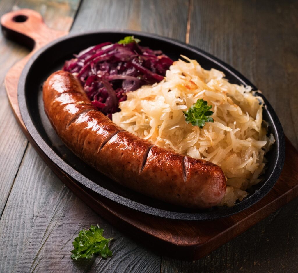 Kielbasa and Sauerkraut Recipe-recipeplatter