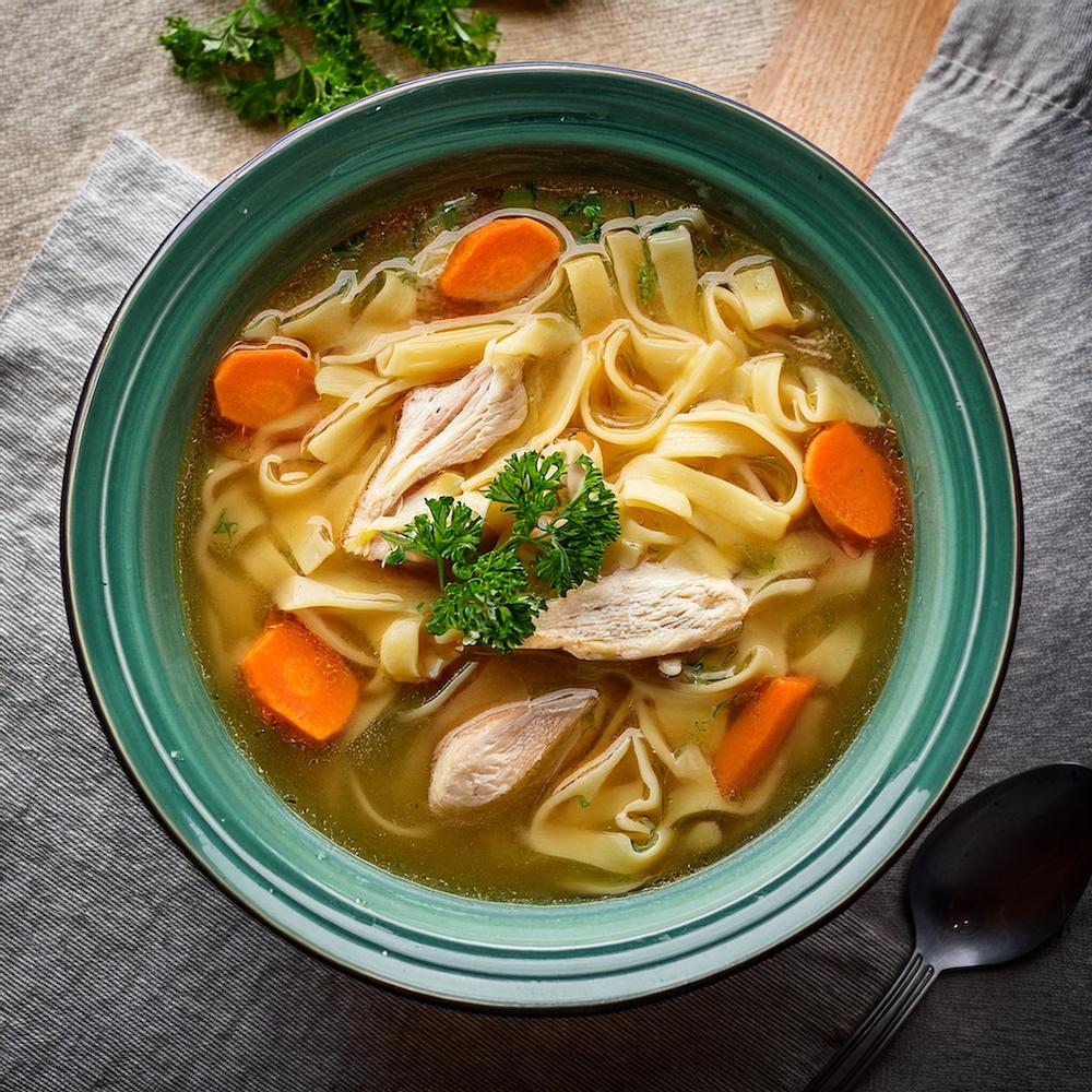 Low Sodium Chicken Noodle Soup Recipe-RECIPEPLATTER