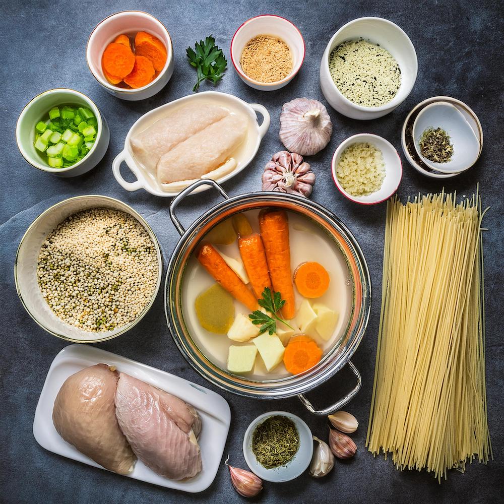 Low Sodium Chicken Noodle Soup Recipe-RECIPEPLATTER