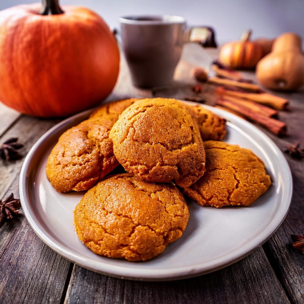 Pumpkin Spice Cookies-recipeplatter