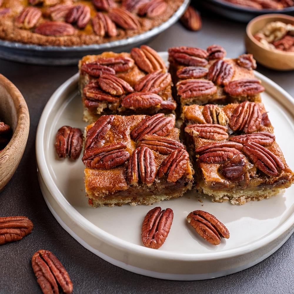 Recipe for Pecan Pie Bars-recipeplatter