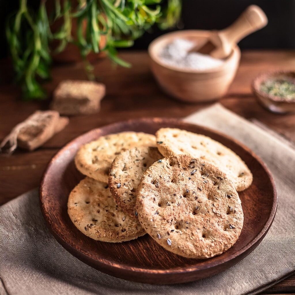 Sourdough Discard Crackers-recipeplatter