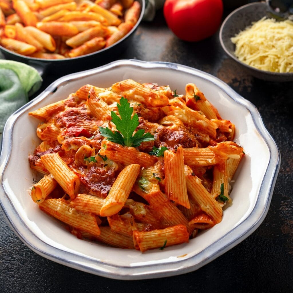 baked ziti recipe no meat-recipeplatter