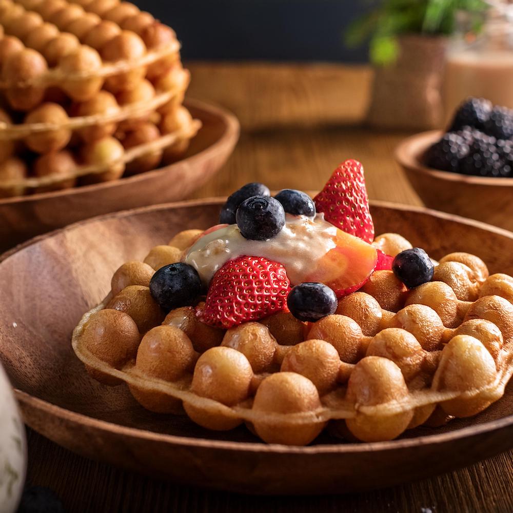 bubble waffle recipe-RECIPEPLATTER