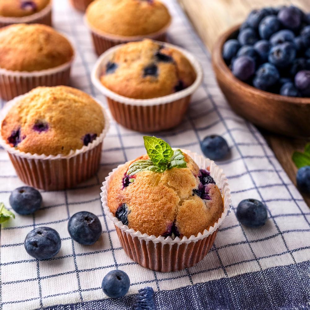 mini blueberry muffin recipe-RECIPEPLATTER