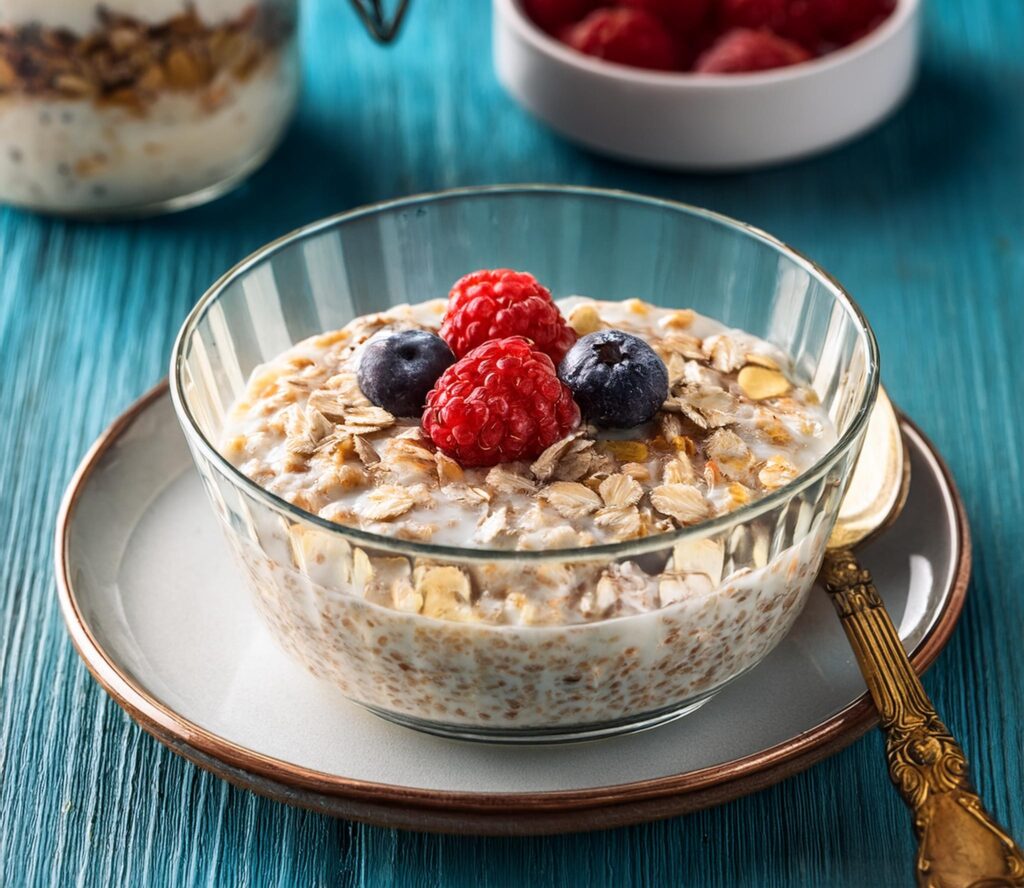 overnight oats recipe without yogurt-recipeplatter