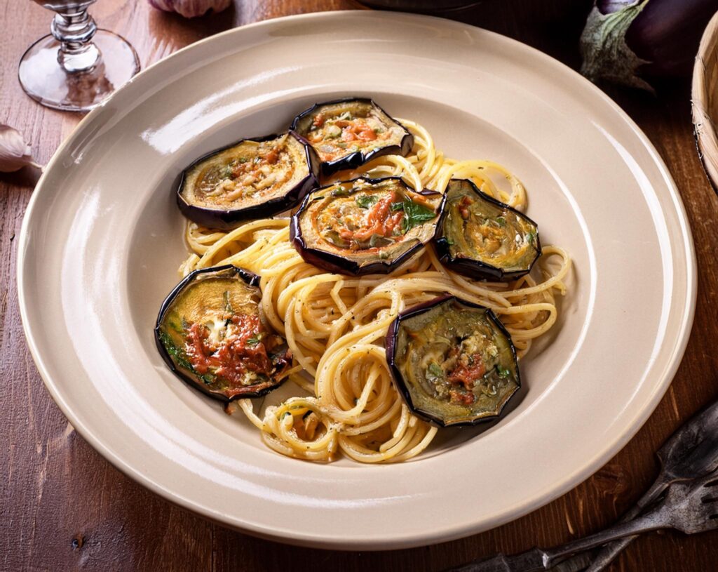 Recipes for Eggplant and Pasta-recipeplatter