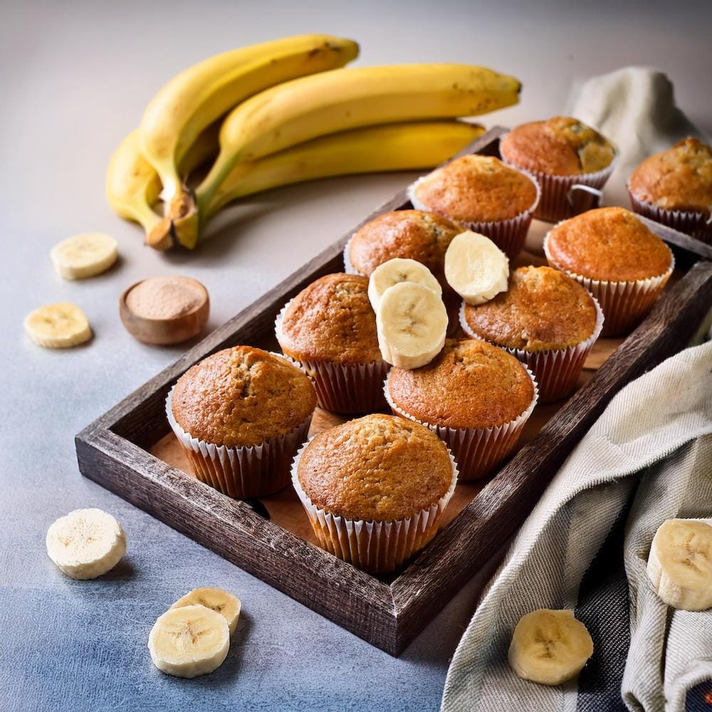 Banana Bread Muffin Recipe-recipeplatter