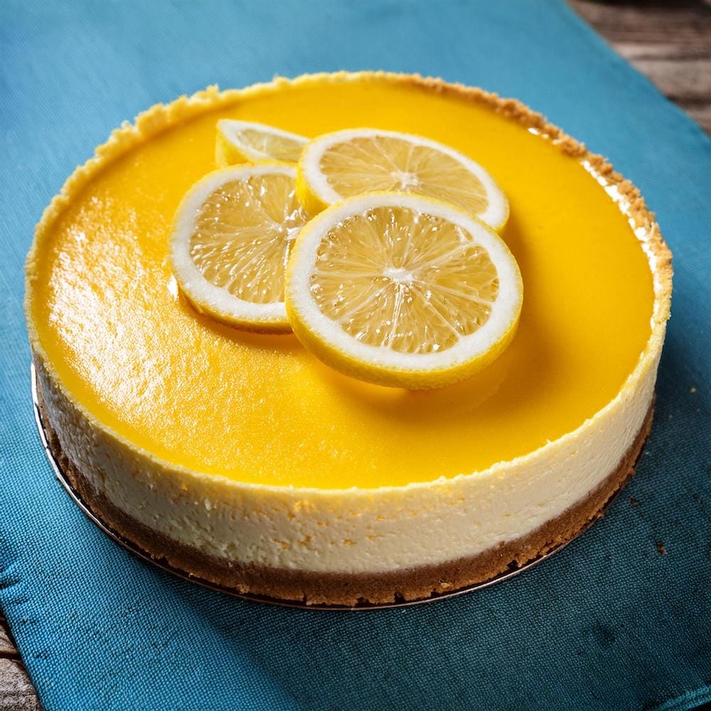 Lemon Cheesecake Recipe-recipeplatter