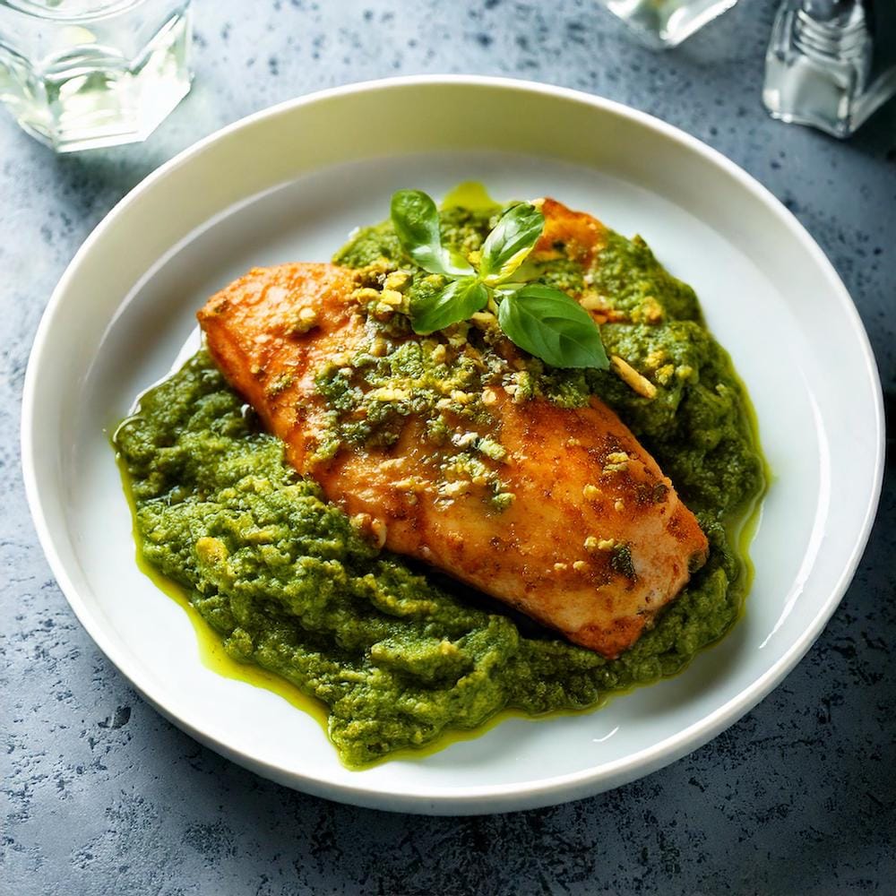 Pesto Chicken Recipe-RECIPEPLATTER 1