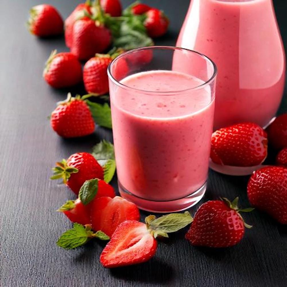 Strawberry Smoothie Recipe-recipeplatter