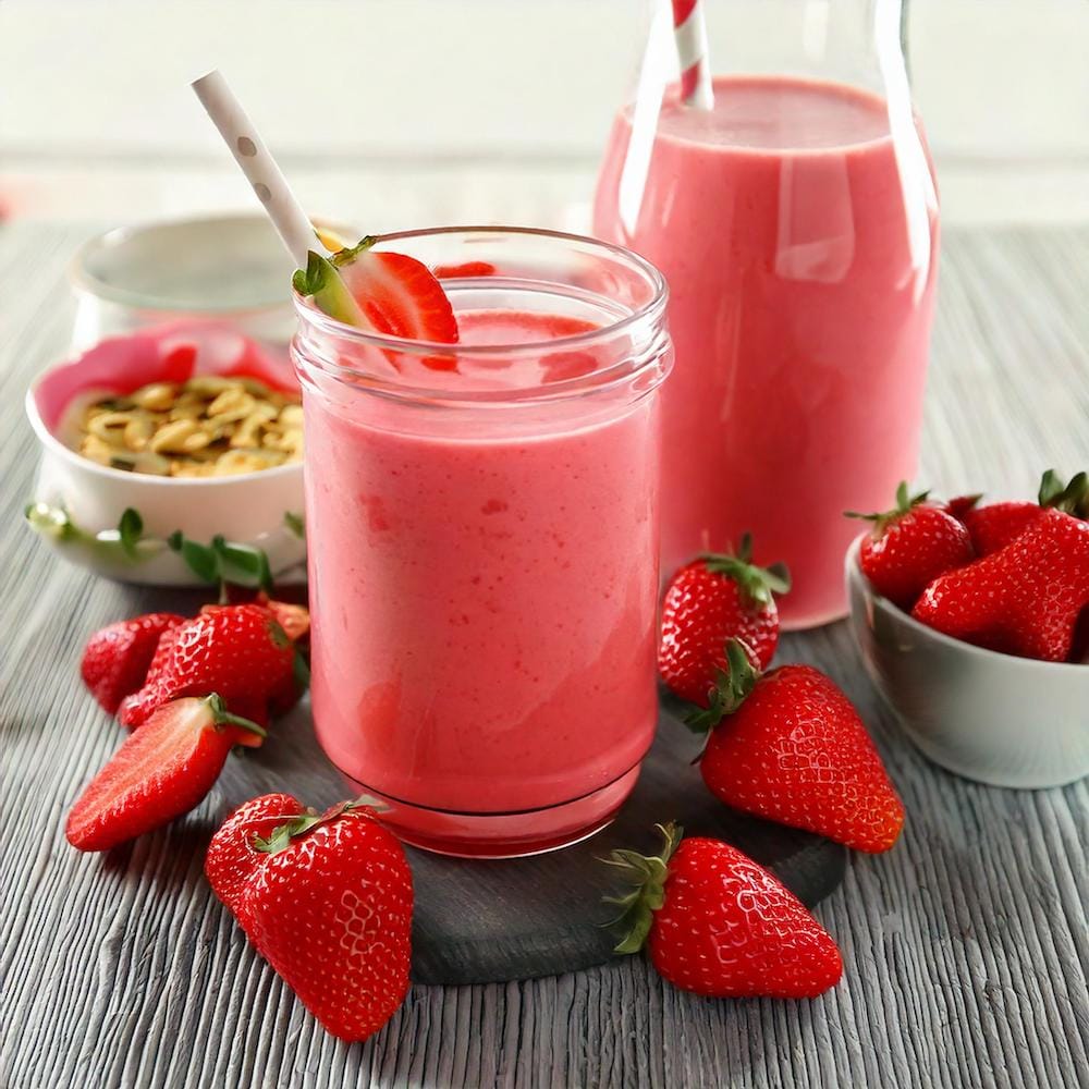 Strawberry Smoothie Recipe_recipeplatter