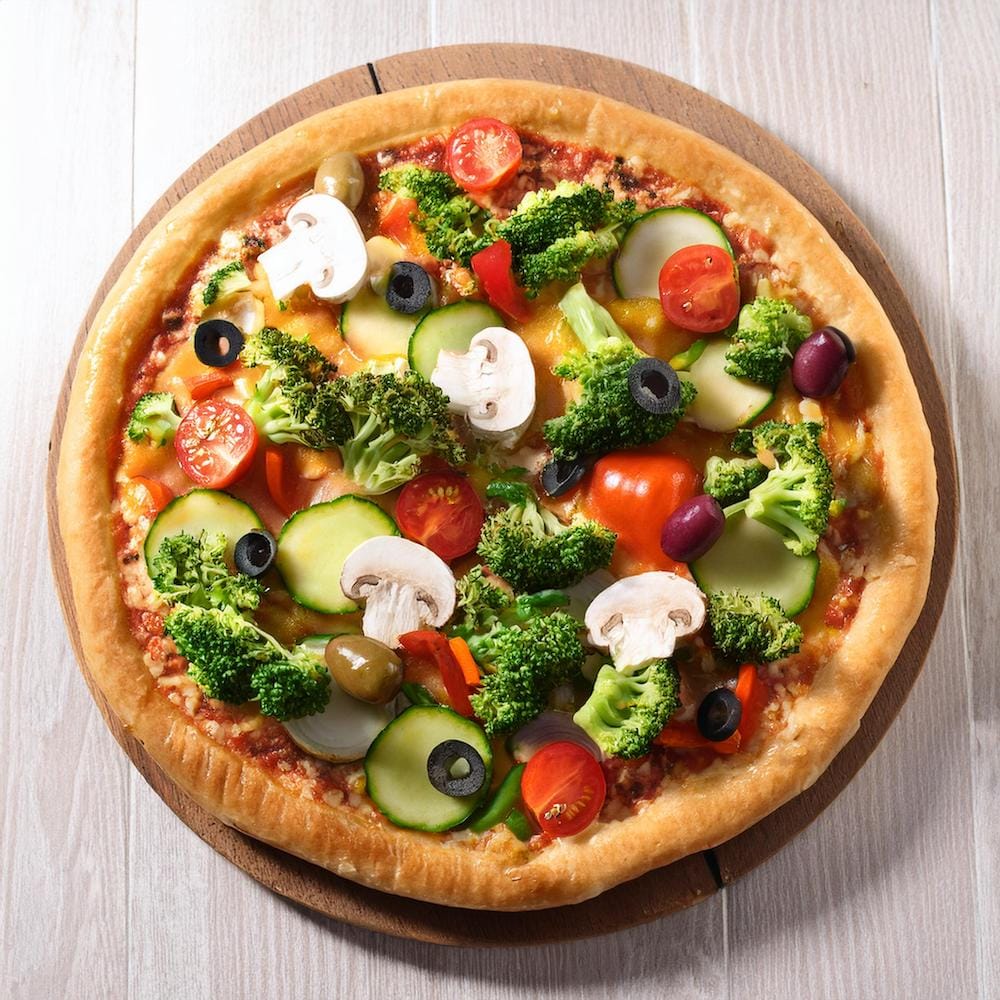 Veggie Pizza Recipe-RECIPEPLATTER