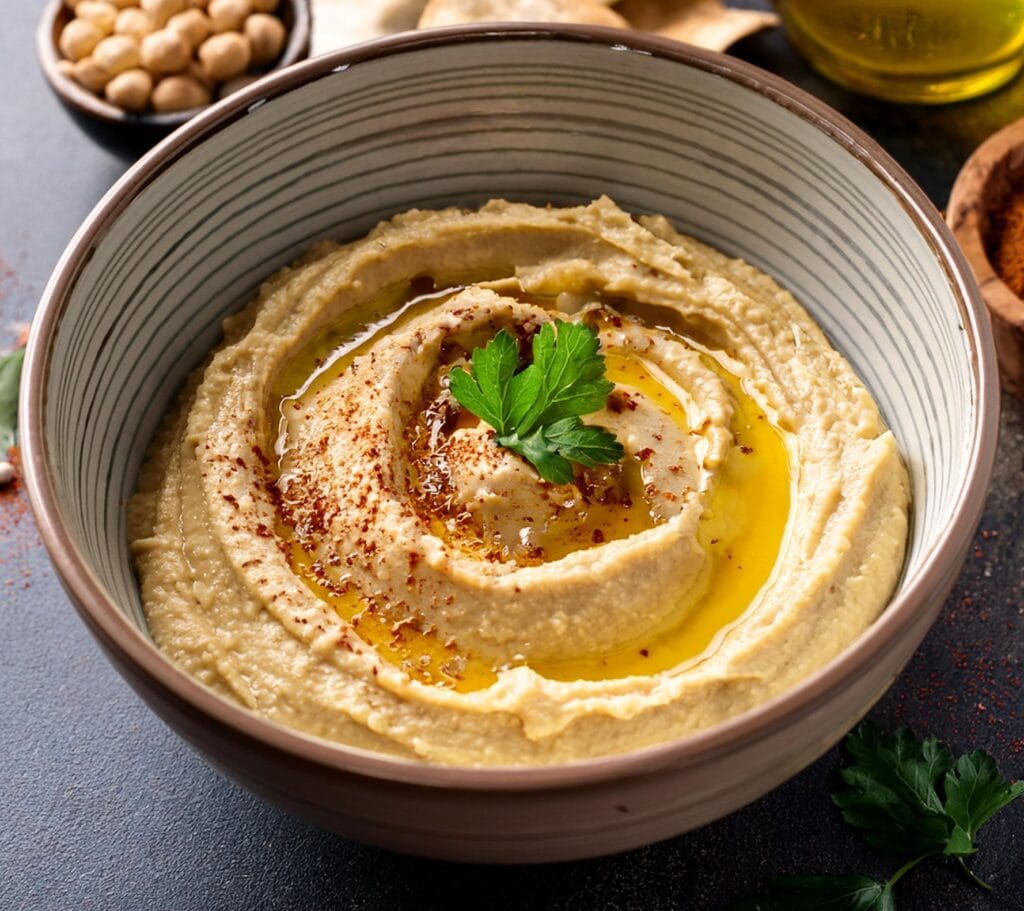 hummus recipe without tahini-recipeplatter