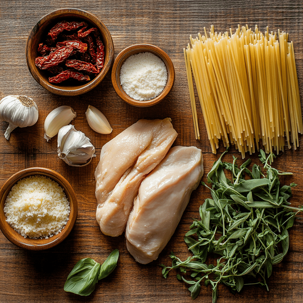 Ingredients for Marry Me Chicken Pasta recipe