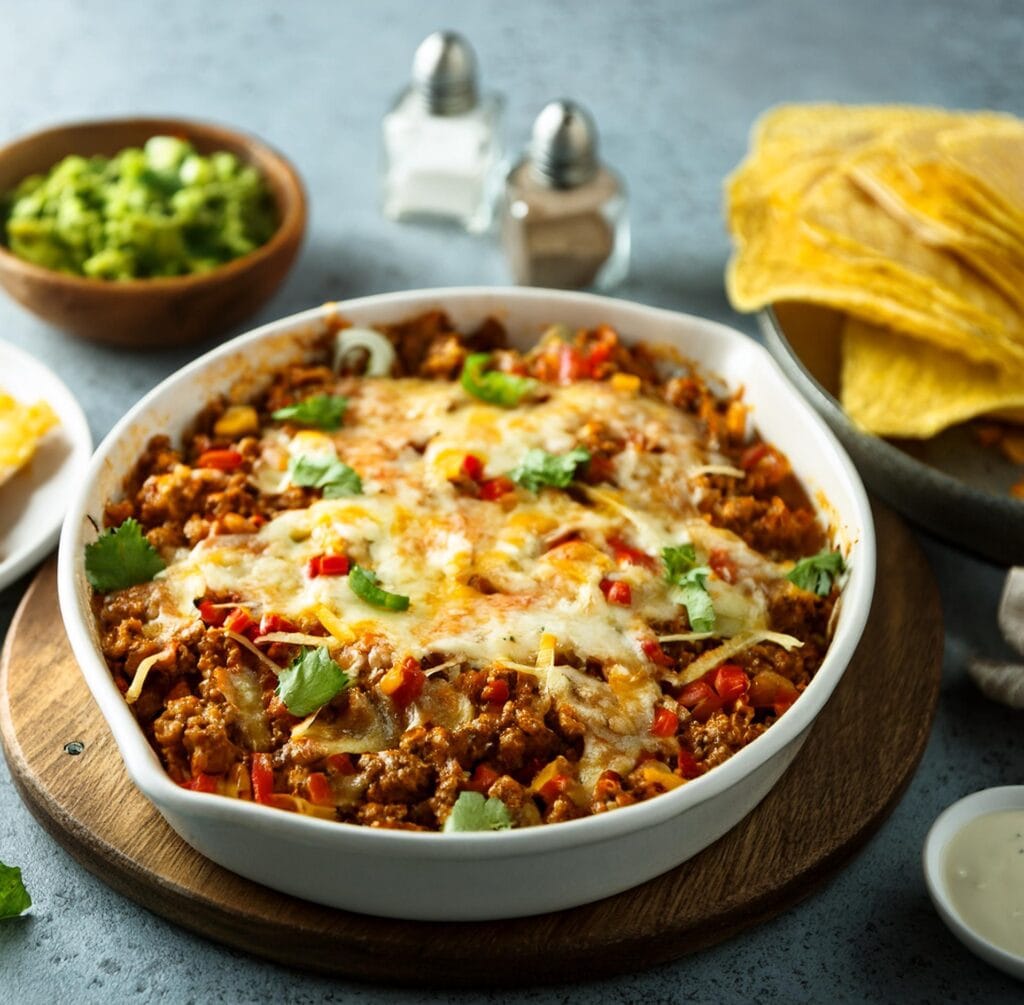 taco bake recipe-recipeplatter