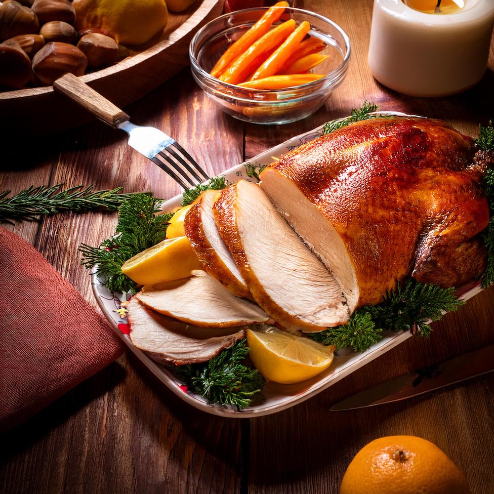 Boiled Turkey Dinner Recipe-RECIPEPLATTER