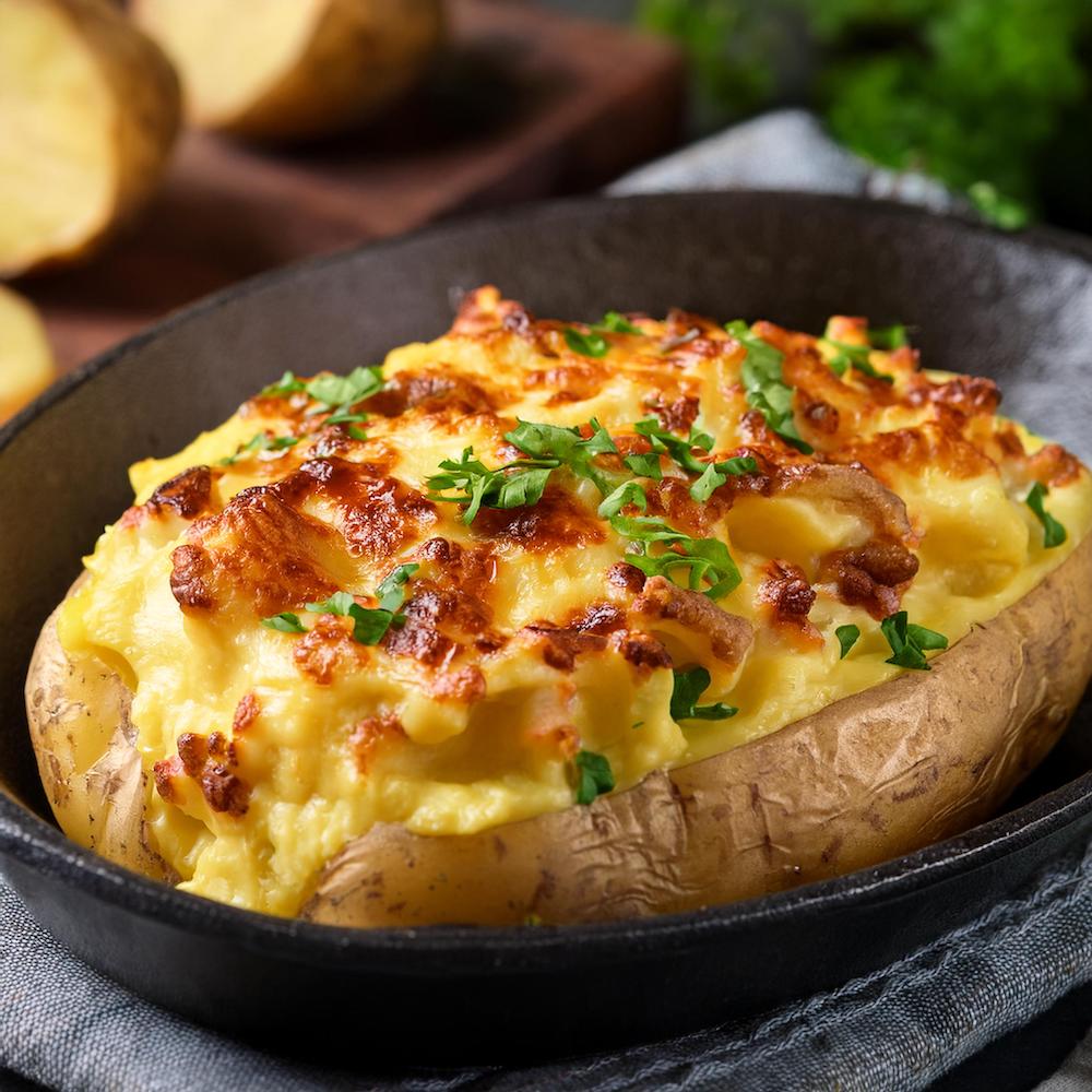 Cheesy Smashed Potatoes Recipe-RECIPEPLATTER