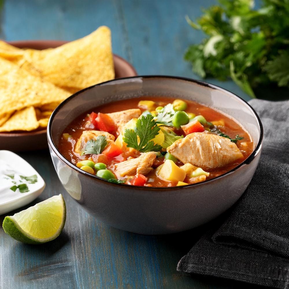 Chicken Taco Soup Recipe-recipeplatter