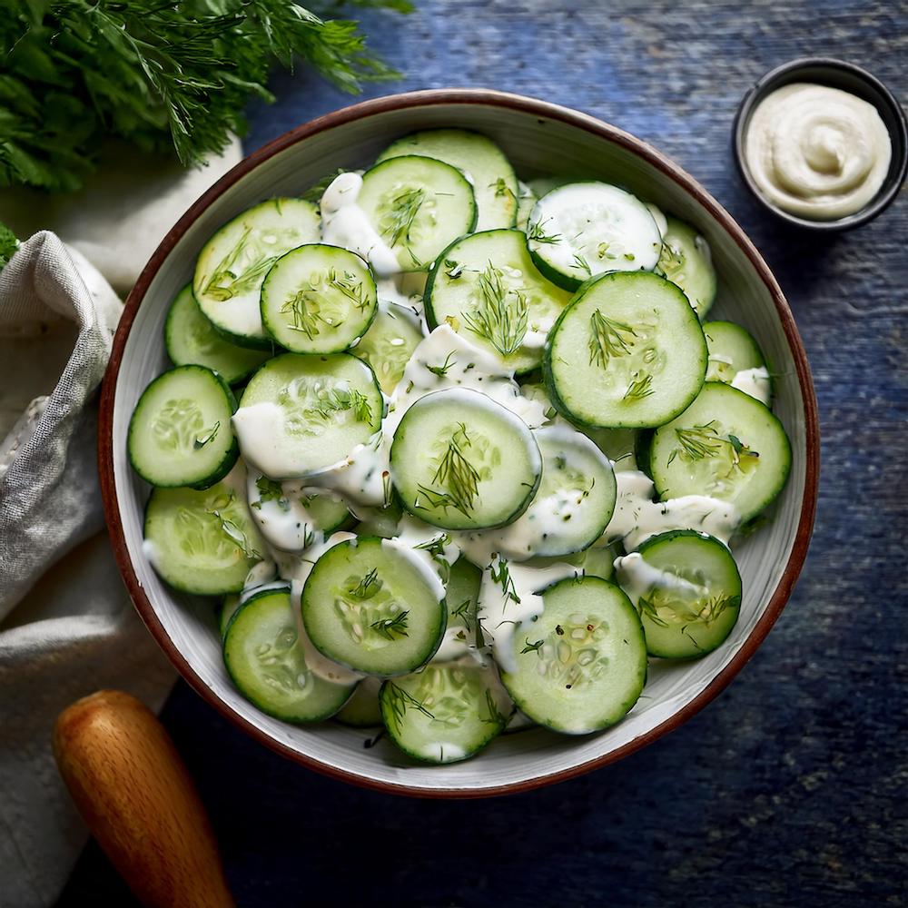 Cucumber Salad Recipe with Mayo –RECIPEPLATTER