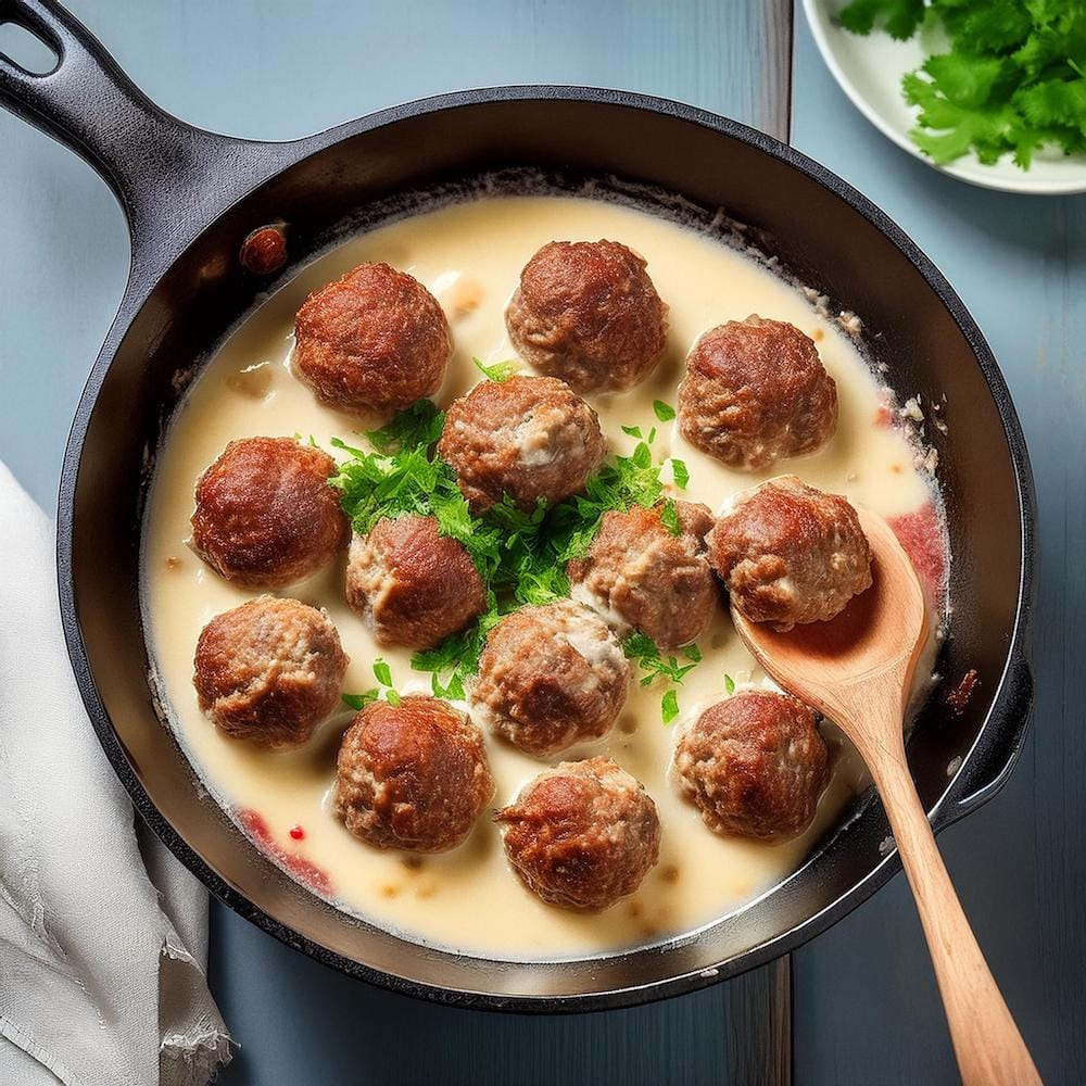 Easy Swedish Meatball Recipe-recipeplatter