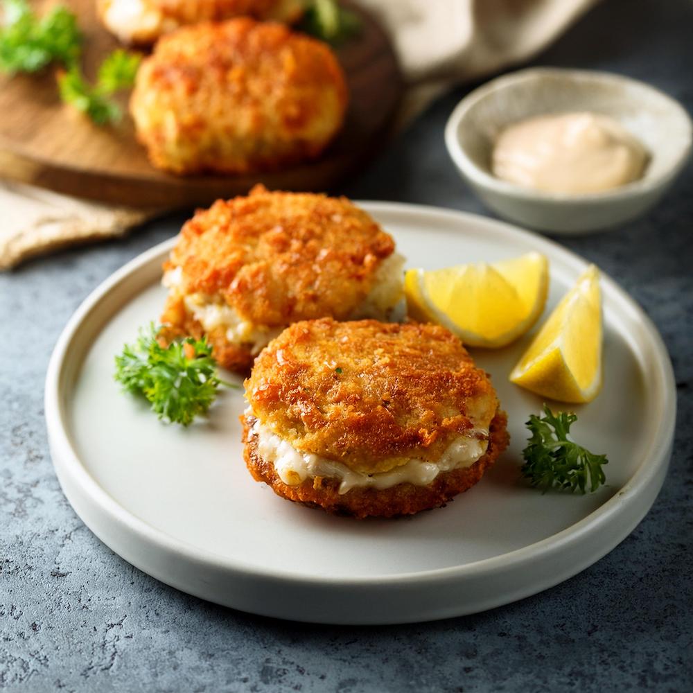 Louisiana Crab Cake Recipe-RECIPEPLATTER