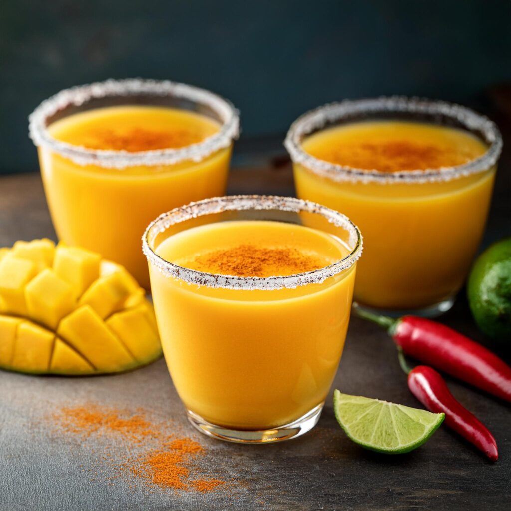 Non-Alcoholic Spicy Mango Margarita Recipe – RECIPEPLATTER