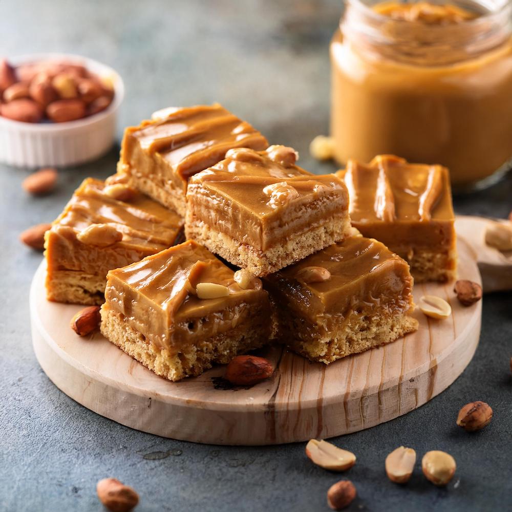 Old-Fashioned Peanut Butter Bars Recipe-RECIPEPLATTER