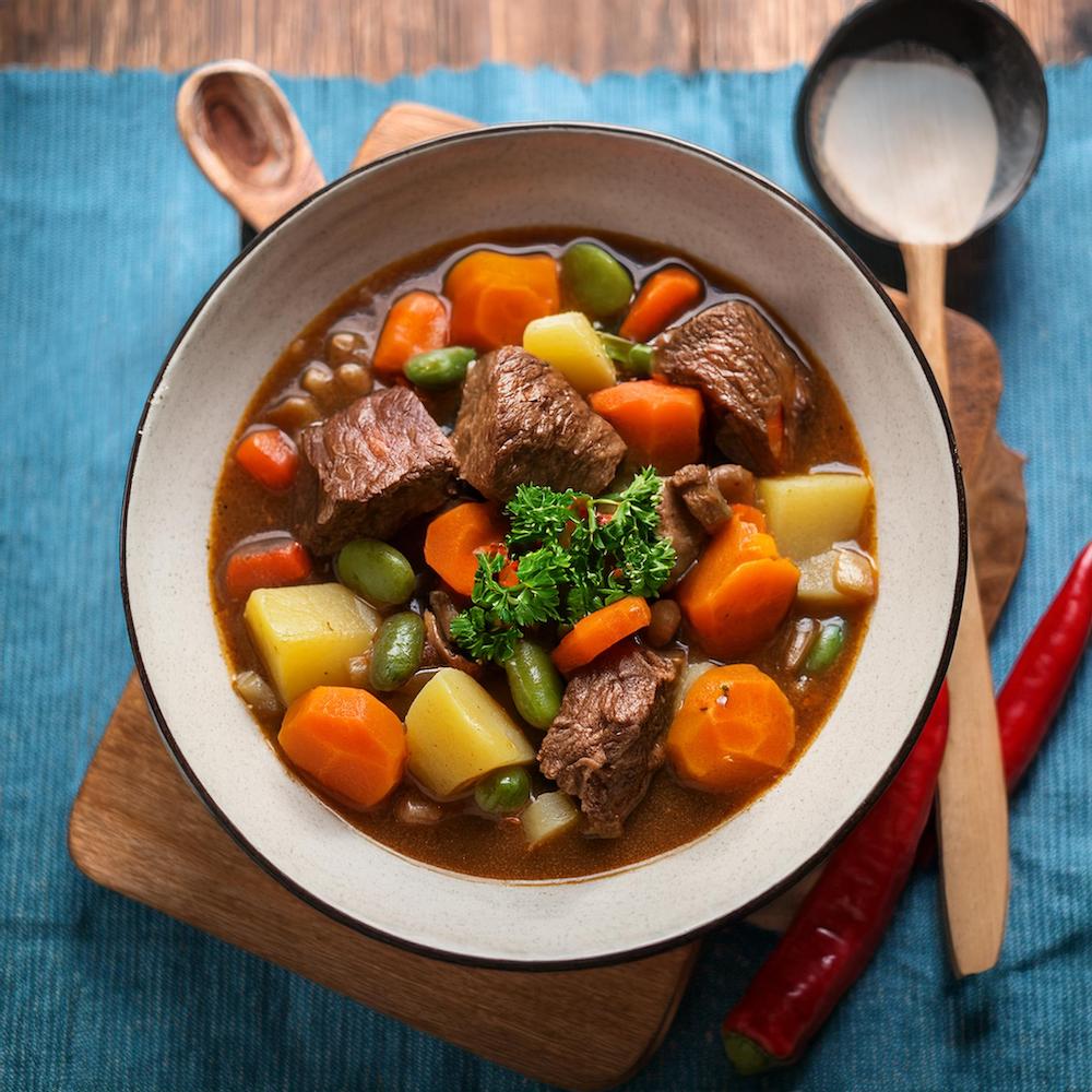 Vegan Beef Stew Recipe-RECIPEPLATTER