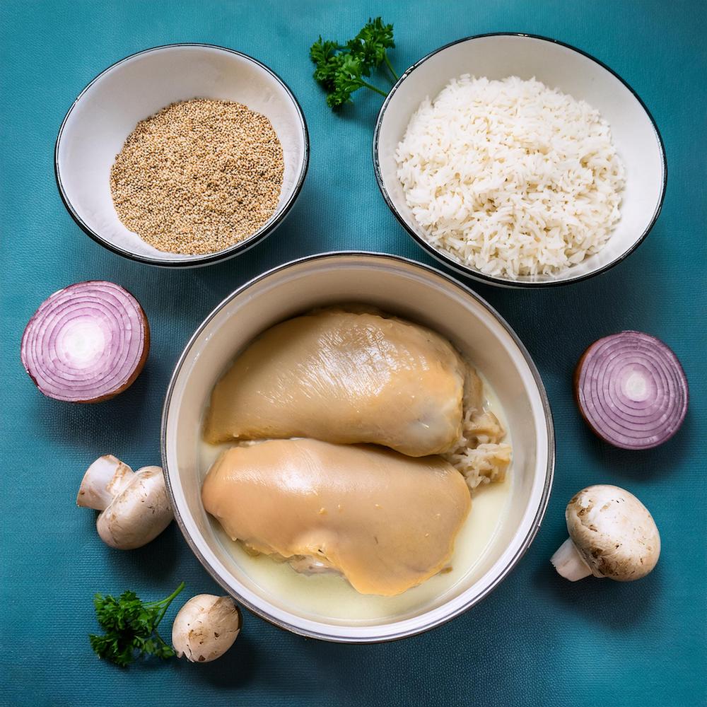 Cream of Mushroom Chicken and Rice-recipeplatter