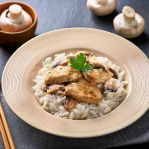 Cream of Mushroom Chicken and Rice-recipeplatter