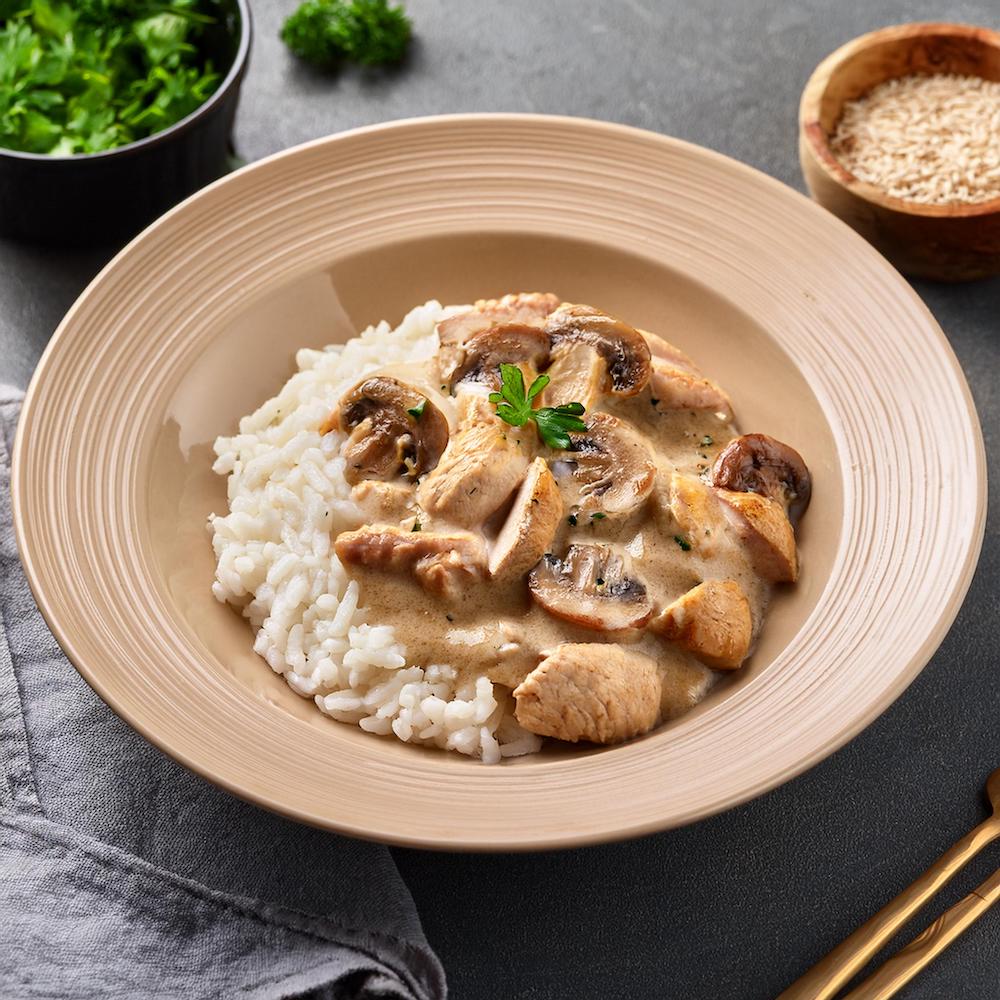 Cream of Mushroom Chicken and Rice-recipeplatter