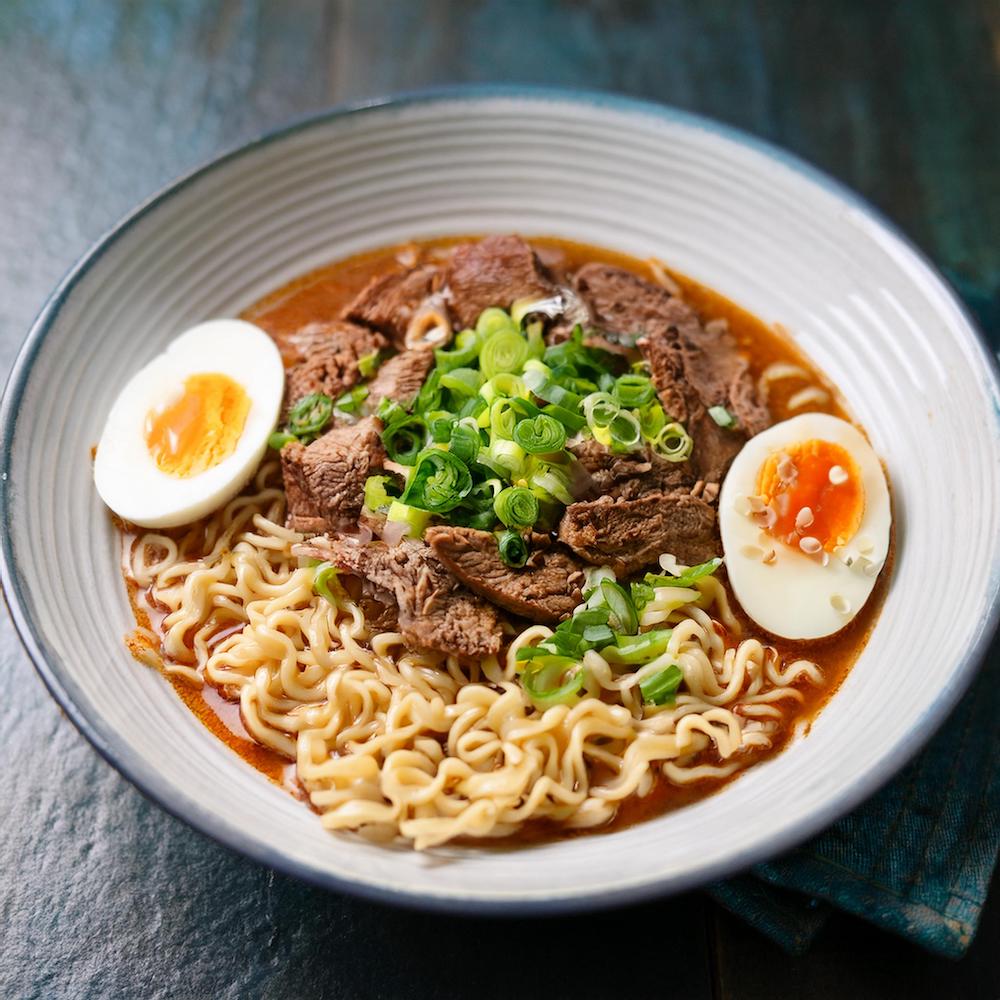 Ground Beef Ramen Recipe-RECIPEPLATTER