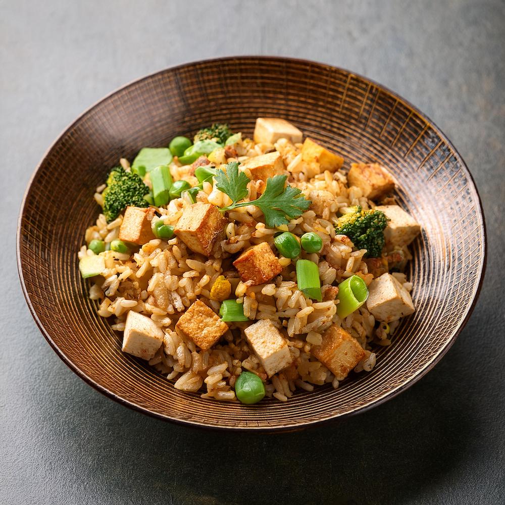 Tofu Fried Rice Recipe-recipeplatter